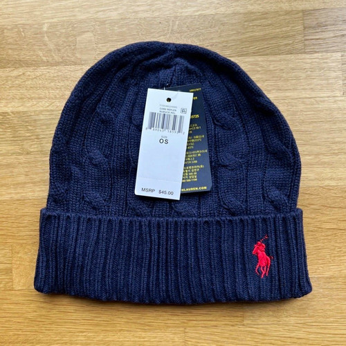Polo ralph lauren navy beanie - polo,