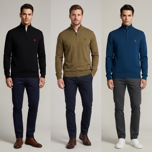 Mens long sleeve polo ralph - long,