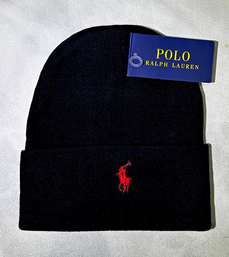 Black ralph lauren beanie - ralph,
