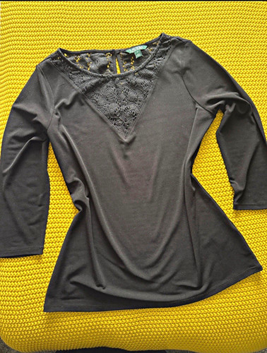 Lauren ralph black - black, lace